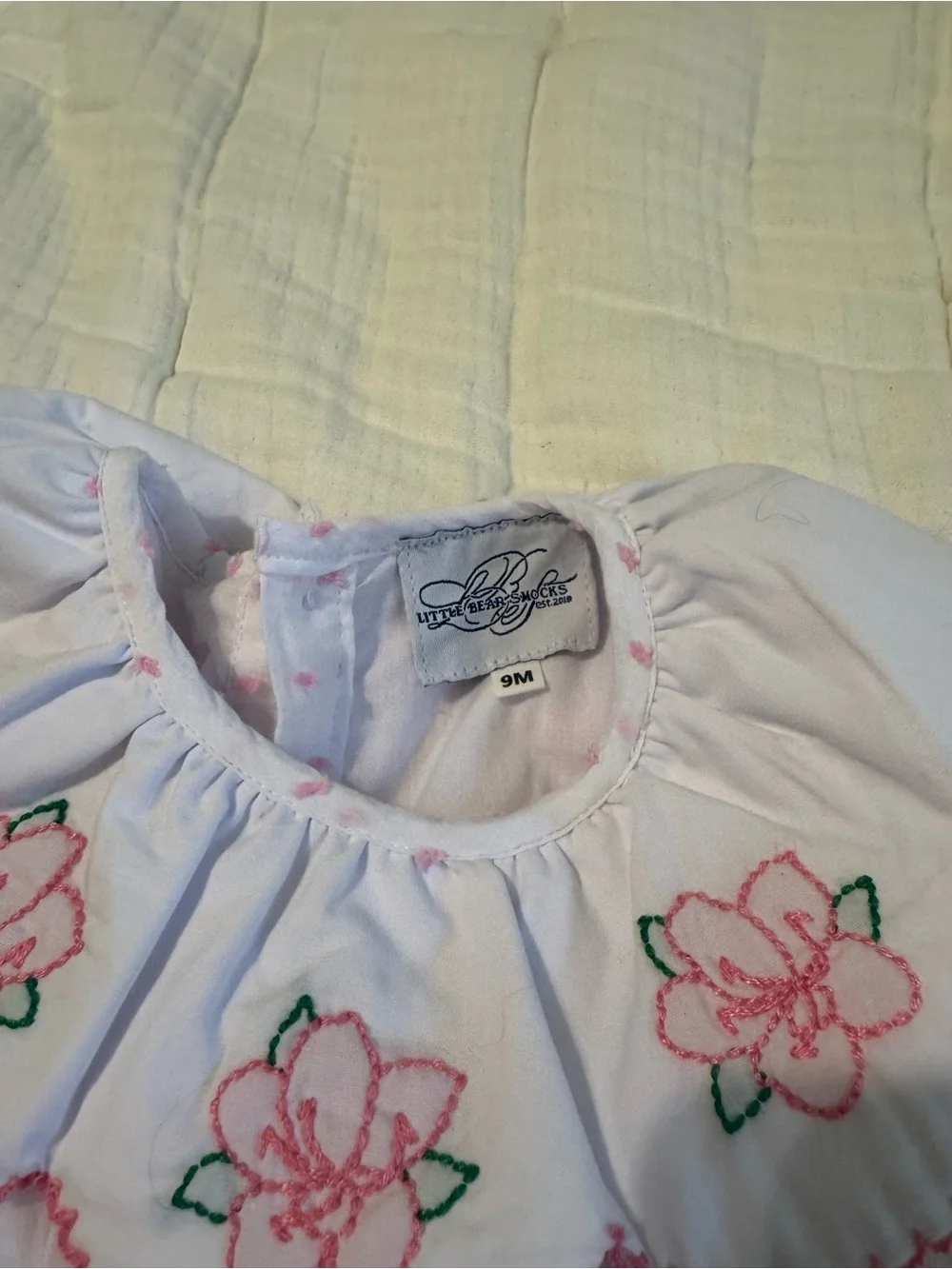 Little Bear Smocks Azalea Bubble